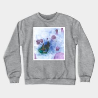 Mysterious jellyfish Crewneck Sweatshirt